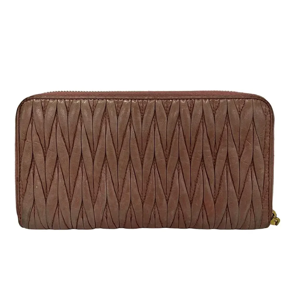 Miu Miu Matelasse Long Wallet